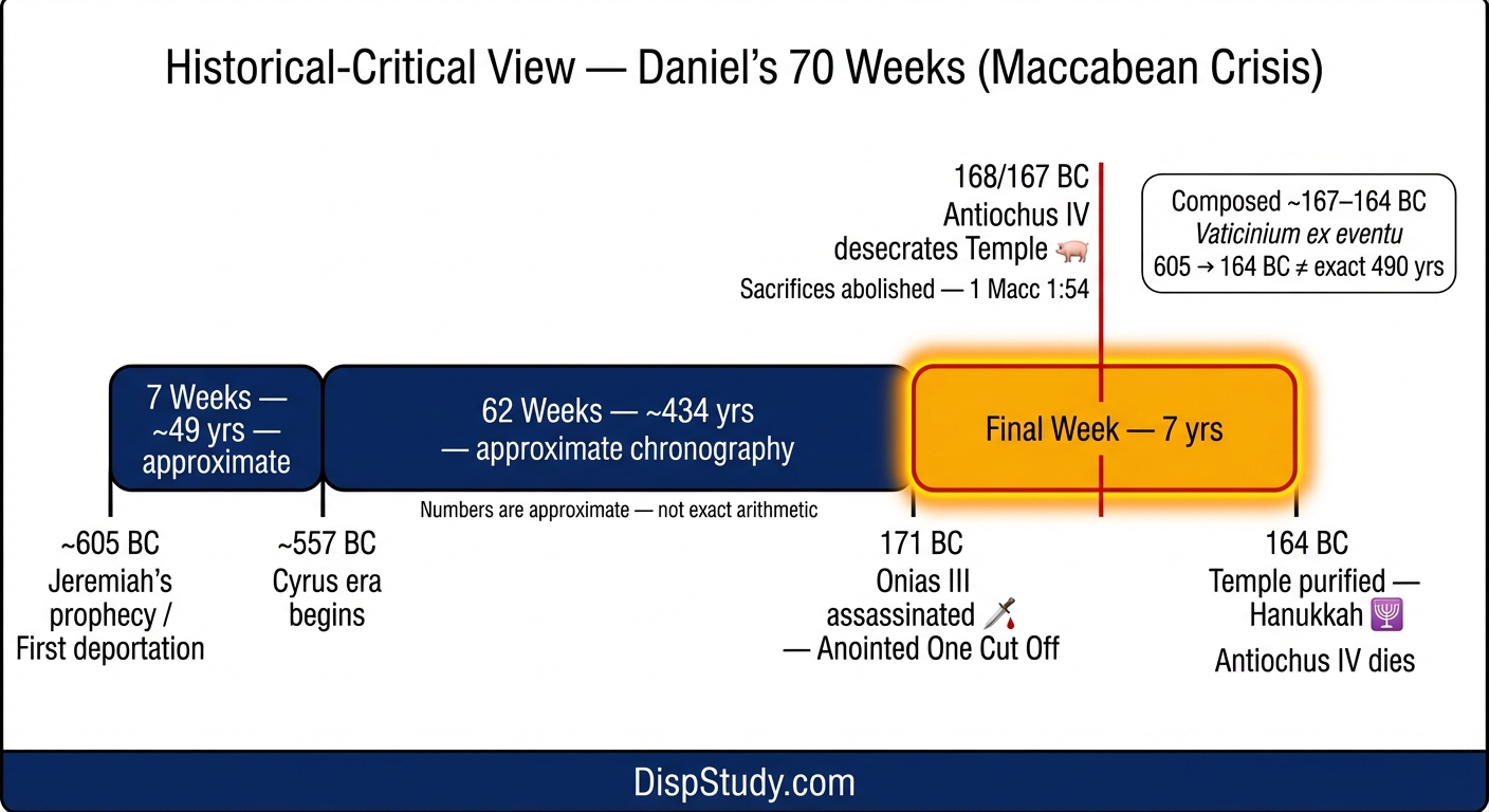 Daniel's Seventy Weeks — Historical-Critical (Maccabean) View